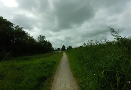 Routefoto bij kilometer 4,4