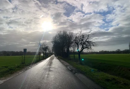 Route photo at kilometre 7