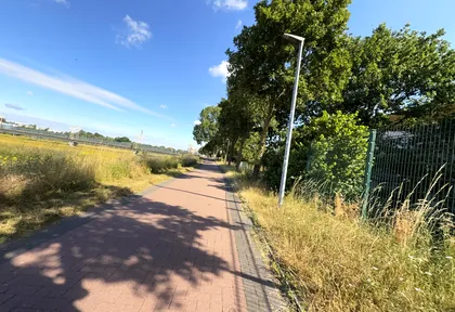 Route photo at kilometre 0.4