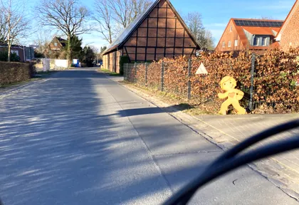 Route photo at kilometre 5.6