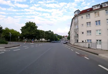 Streckenfoto bei Kilometer 14,9