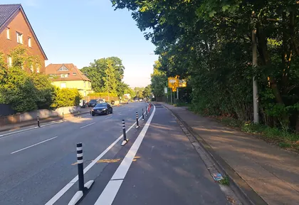 Streckenfoto bei Kilometer 17,7