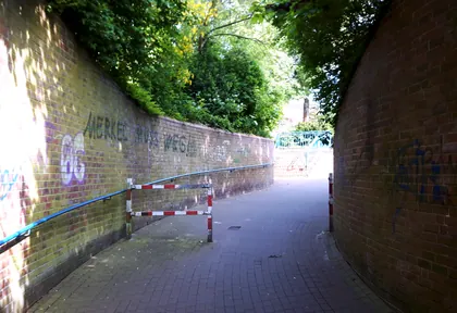 Streckenfoto bei Kilometer 0,7
