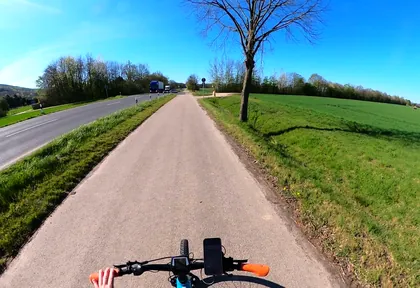 Streckenfoto bei Kilometer 13