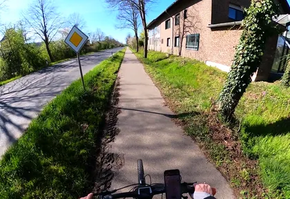 Streckenfoto bei Kilometer 11,8
