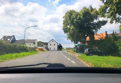 Streckenfoto bei Kilometer 8,6