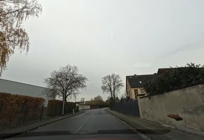 Streckenfoto bei Kilometer 0,4