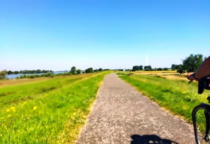 Streckenfoto bei Kilometer 12,8