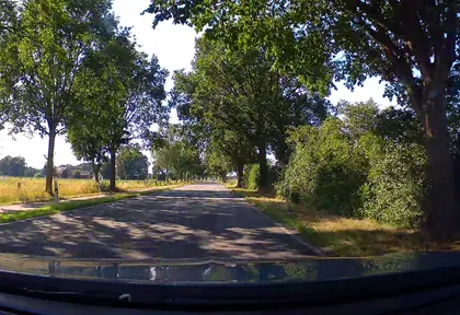 Streckenfoto bei Kilometer 23,4