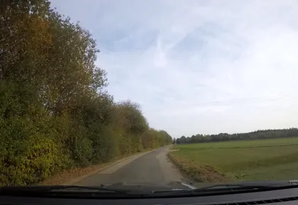 Route photo at kilometre 25