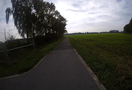 Route photo at kilometre 12.6