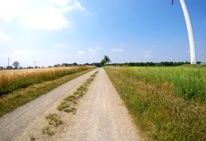 Route photo at kilometre 19.9