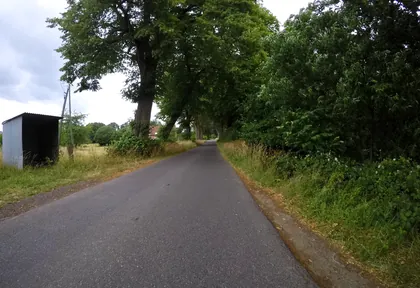 Route photo at kilometre 26.8