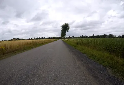 Route photo at kilometre 11.2