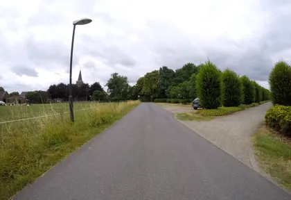 Route photo at kilometre 0.8