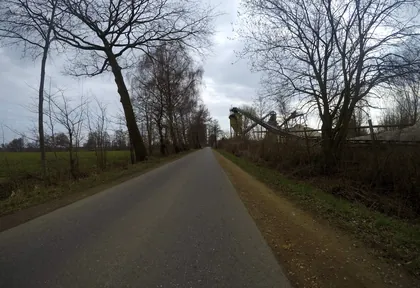 Route photo at kilometre 6.8