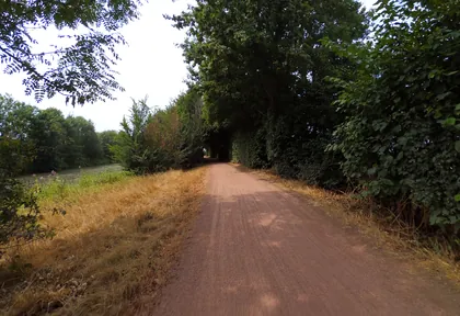 Route photo at kilometre 15.4