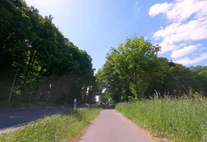 Streckenfoto bei Kilometer 3,4
