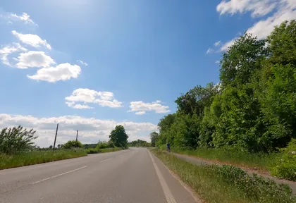 Streckenfoto bei Kilometer 3