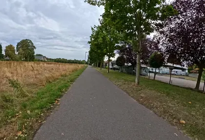Streckenfoto bei Kilometer 10,4