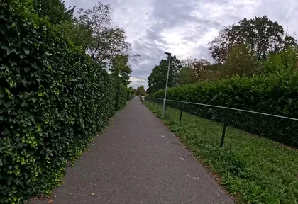 Streckenfoto bei Kilometer 10
