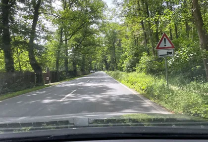 Streckenfoto bei Kilometer 0