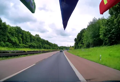 Streckenfoto bei Kilometer 22,7