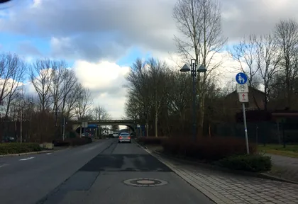 Streckenfoto bei Kilometer 0,2