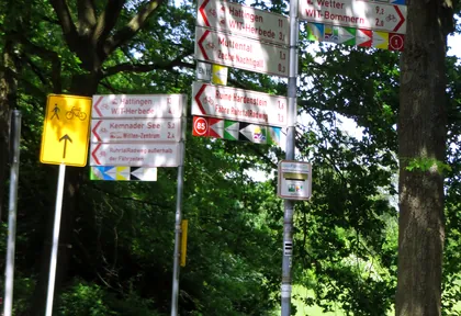 Streckenfoto bei Kilometer 11,7