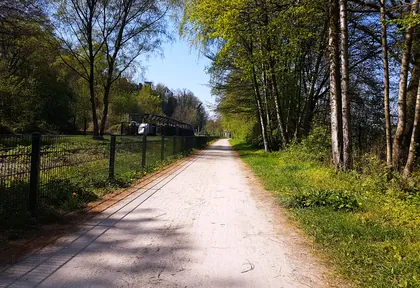 Streckenfoto bei Kilometer 12,6