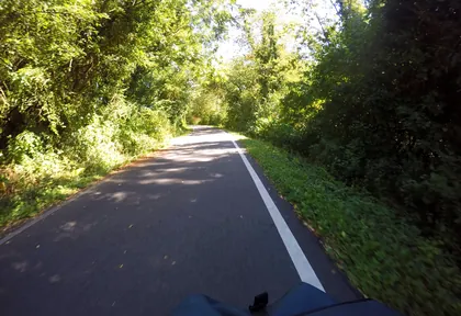 Streckenfoto bei Kilometer 45,6