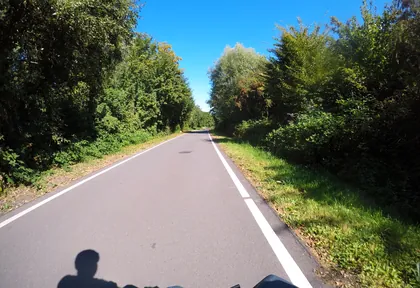 Streckenfoto bei Kilometer 0
