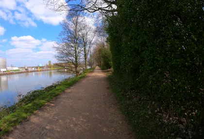 Streckenfoto bei Kilometer 14,6