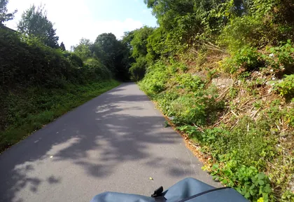 Streckenfoto bei Kilometer 20,6