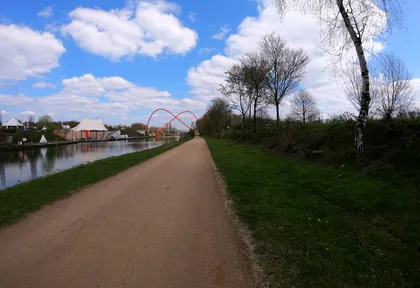 Streckenfoto bei Kilometer 15,6
