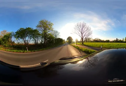 Streckenfoto bei Kilometer 38,4