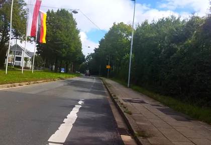 Streckenfoto bei Kilometer 44,4