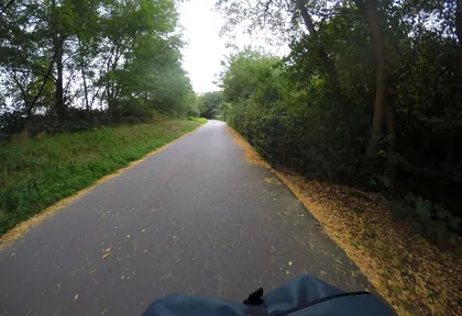 Streckenfoto bei Kilometer 18,4
