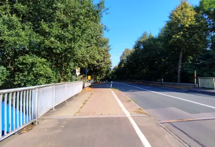 Streckenfoto bei Kilometer 4,1