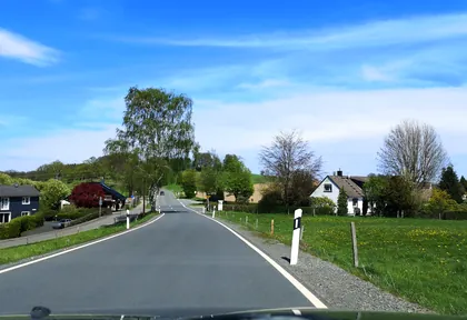 Streckenfoto der Route Hückeswagen, Wupper und Schloss