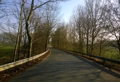 Route photo at kilometre 14.8