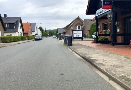 Route photo at kilometre 7.3