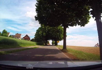 Route photo at kilometre 34