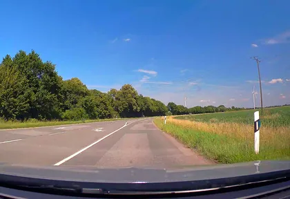 Streckenfoto bei Kilometer 24