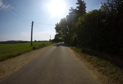 Streckenfoto bei Kilometer 22,8