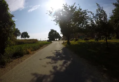 Streckenfoto bei Kilometer 21,4