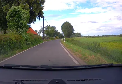 Streckenfoto bei Kilometer 8,6