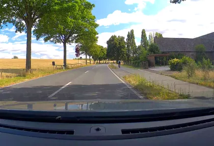 Streckenfoto bei Kilometer 6,2