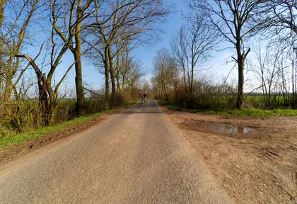 Streckenfoto bei Kilometer 18,8