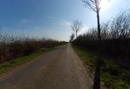 Streckenfoto bei Kilometer 17,8